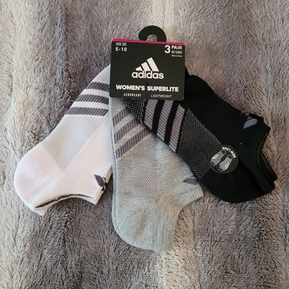 adidas no show socks NWT